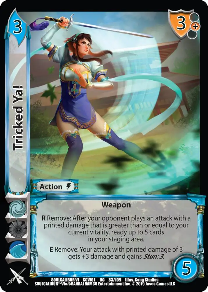Tricked Ya! card front