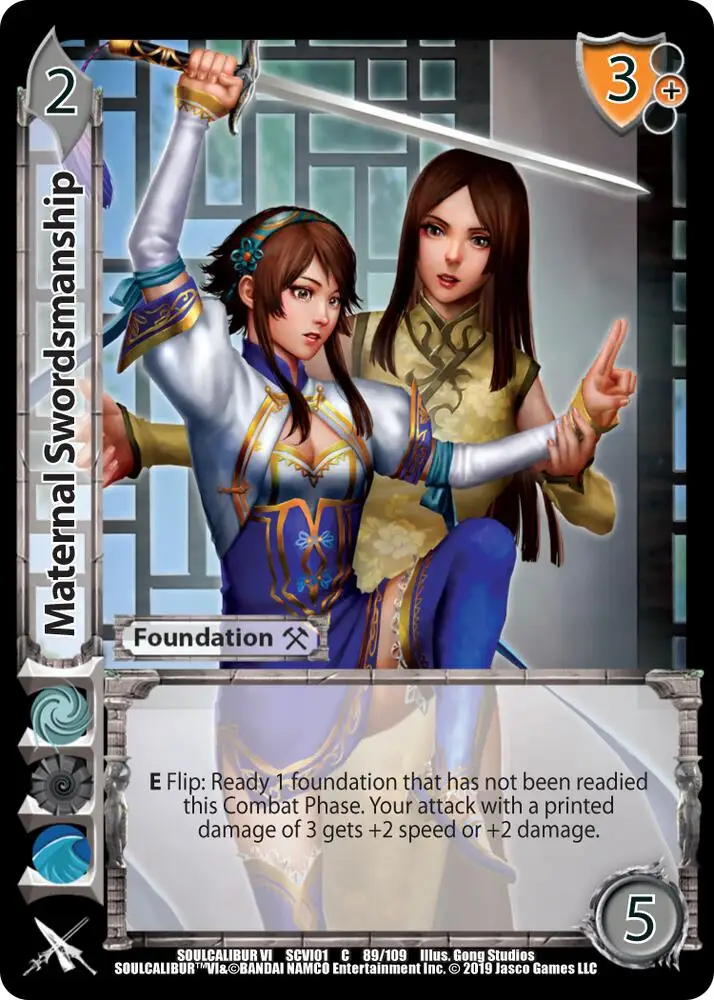 Maternal Swordsmanship card front