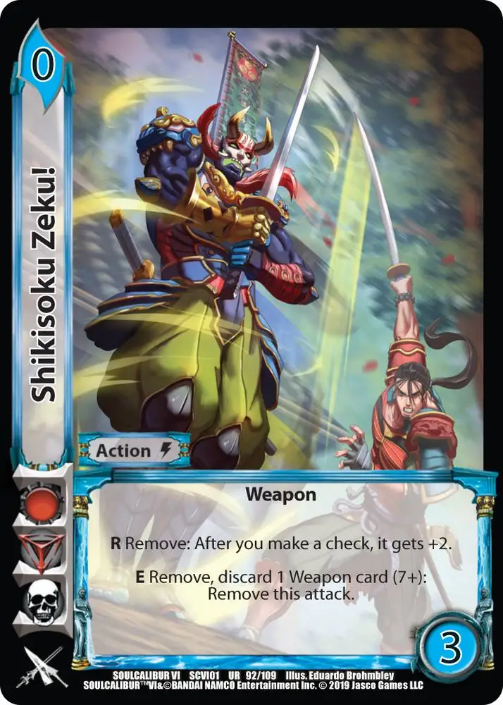 Shikisoku Zeku! card front