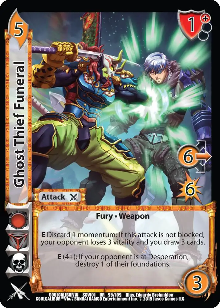 Ghost Thief Funeral card front