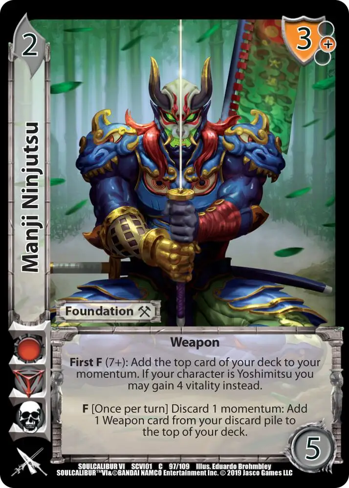 Manji Ninjtsu card front