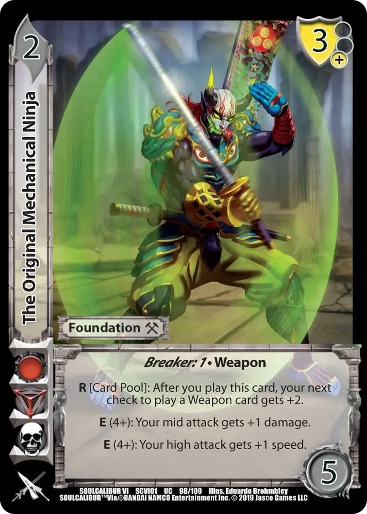 The Original Mechanical Ninja card front