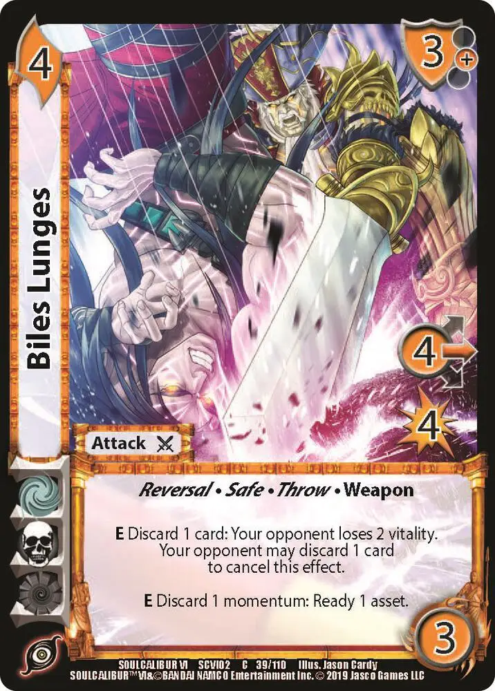 Bile Lunges card front