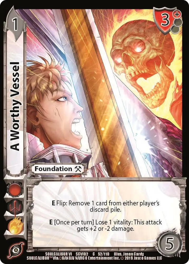A Worthy Vessel card front