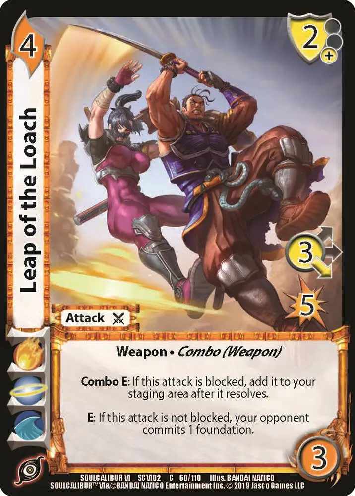 Leap of the Loach card front