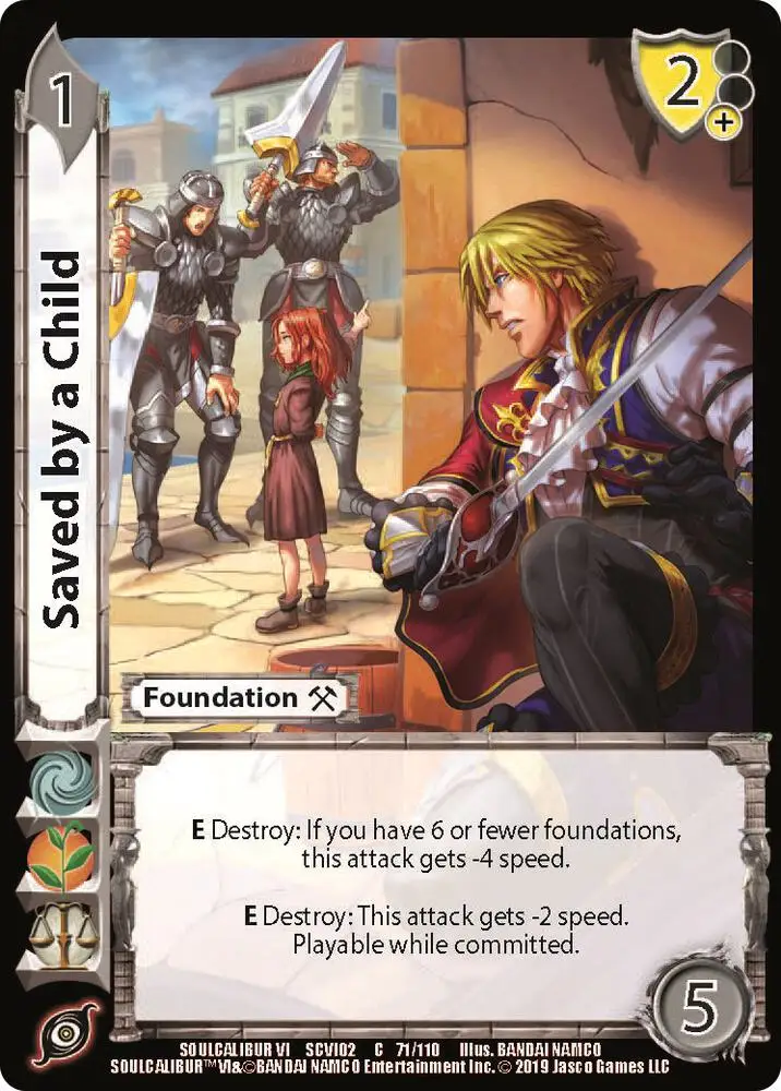 Saved by a Child card front