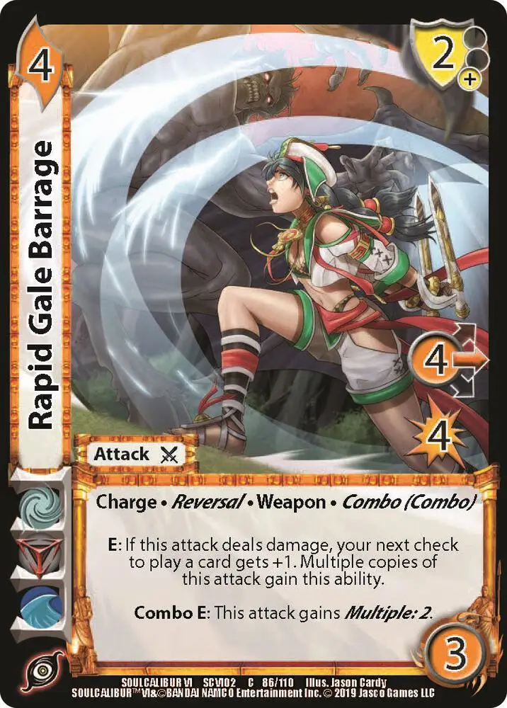 Rapid Gale Barrage card front