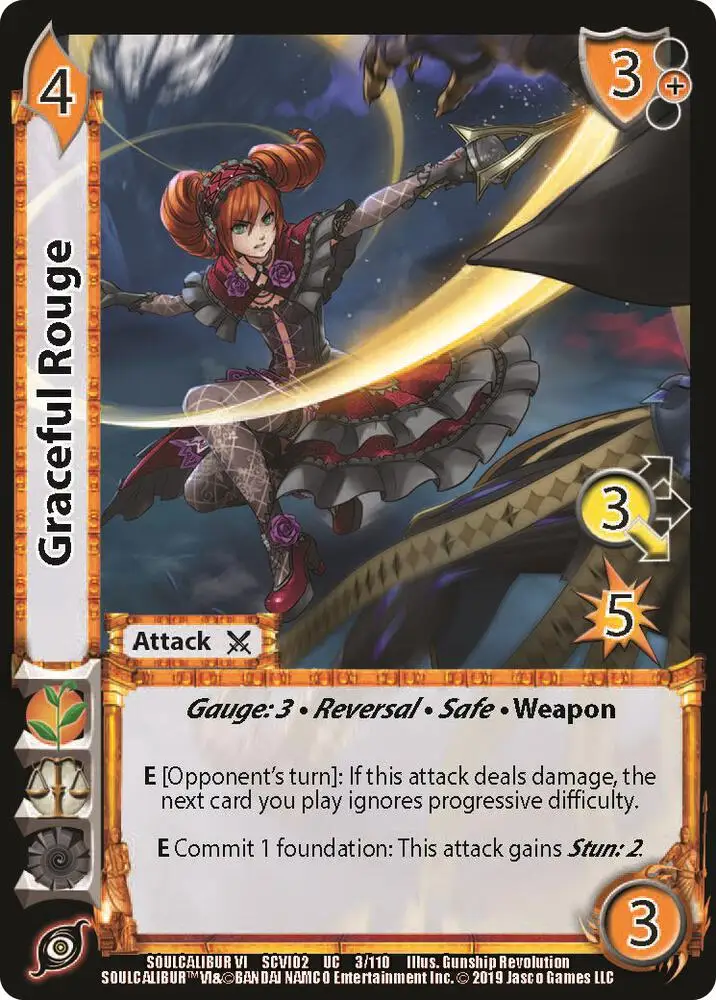 Graceful Rouge card front