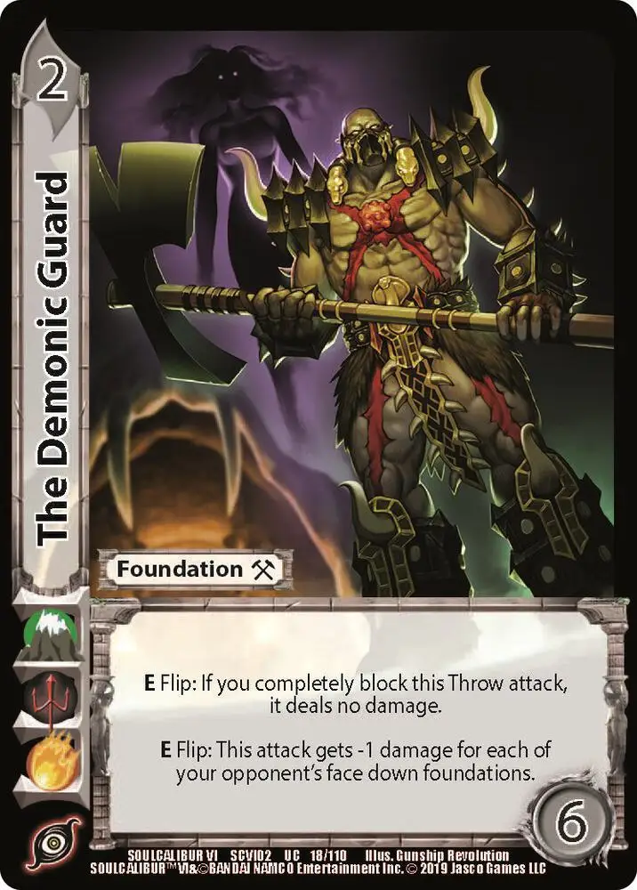 The Demonic Guard card front