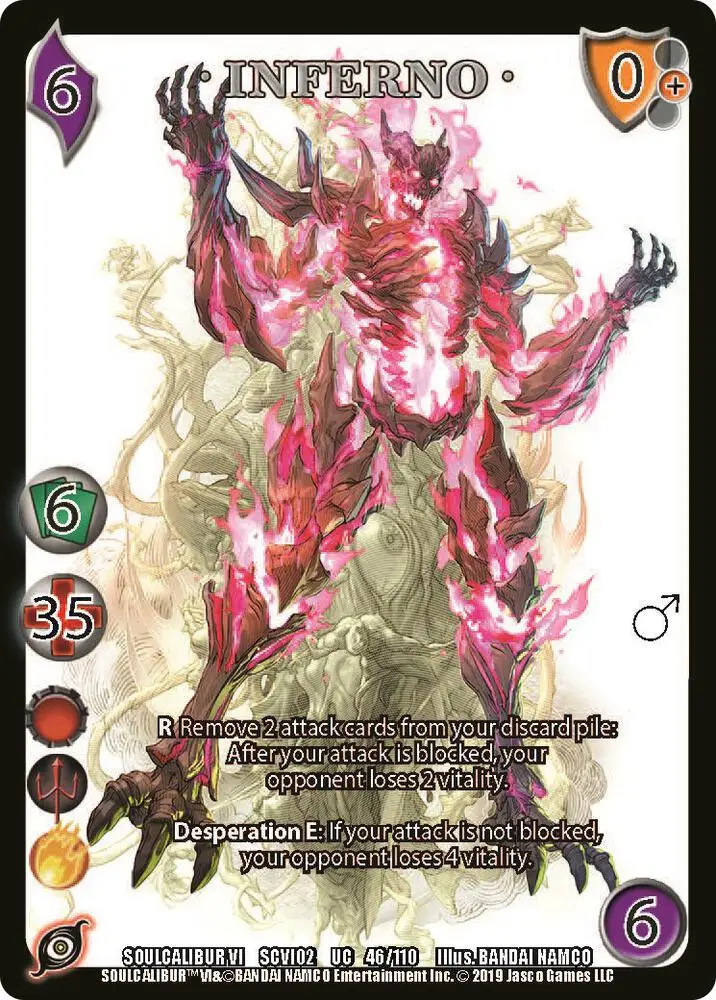 Inferno card front