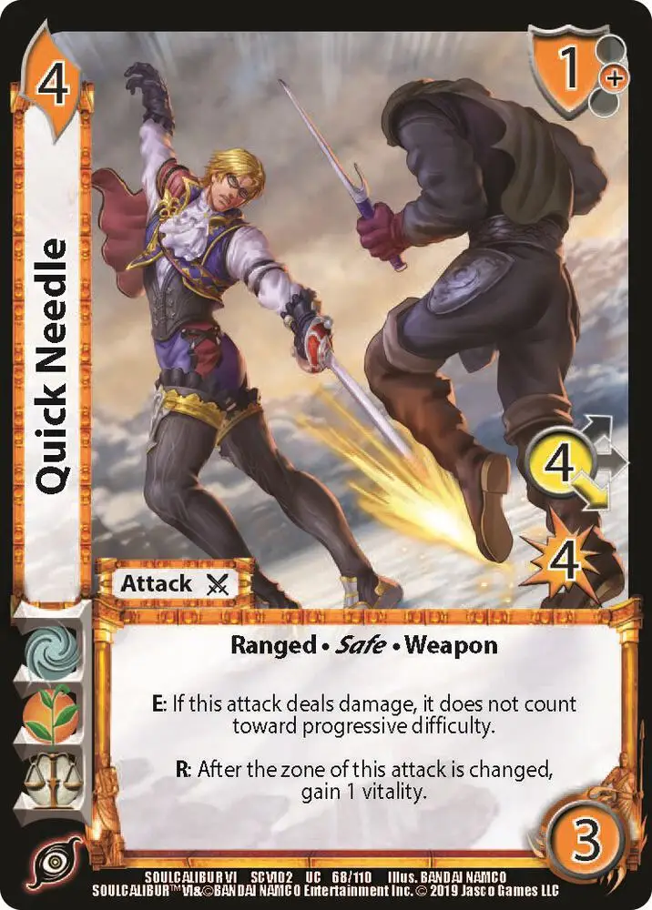 Quick Needle card front