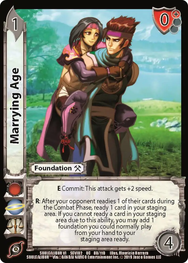 Marrying Age card front
