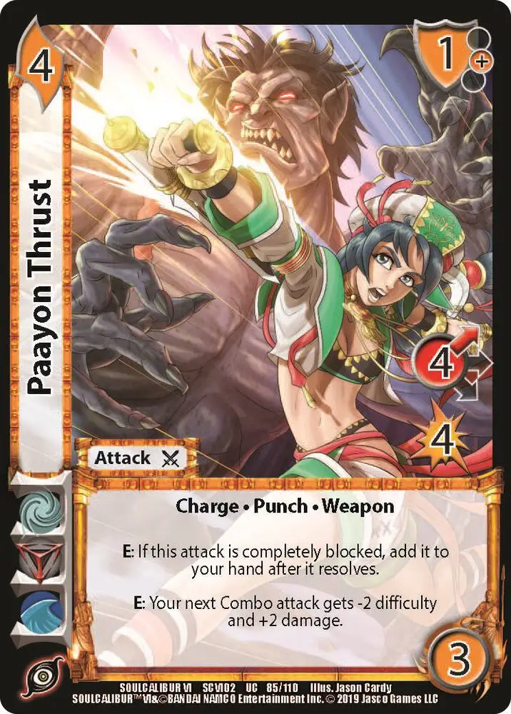 Paayon Thrust card front