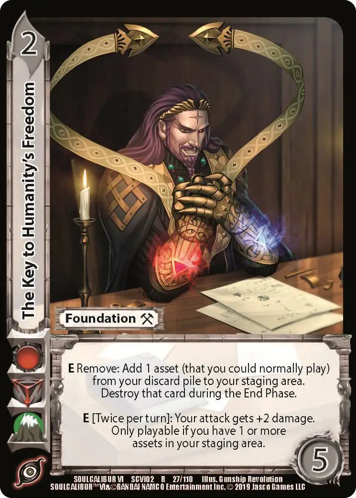 The Key to Humanity's Freedom card front