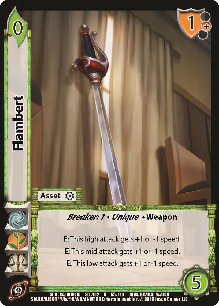 Flambert card front