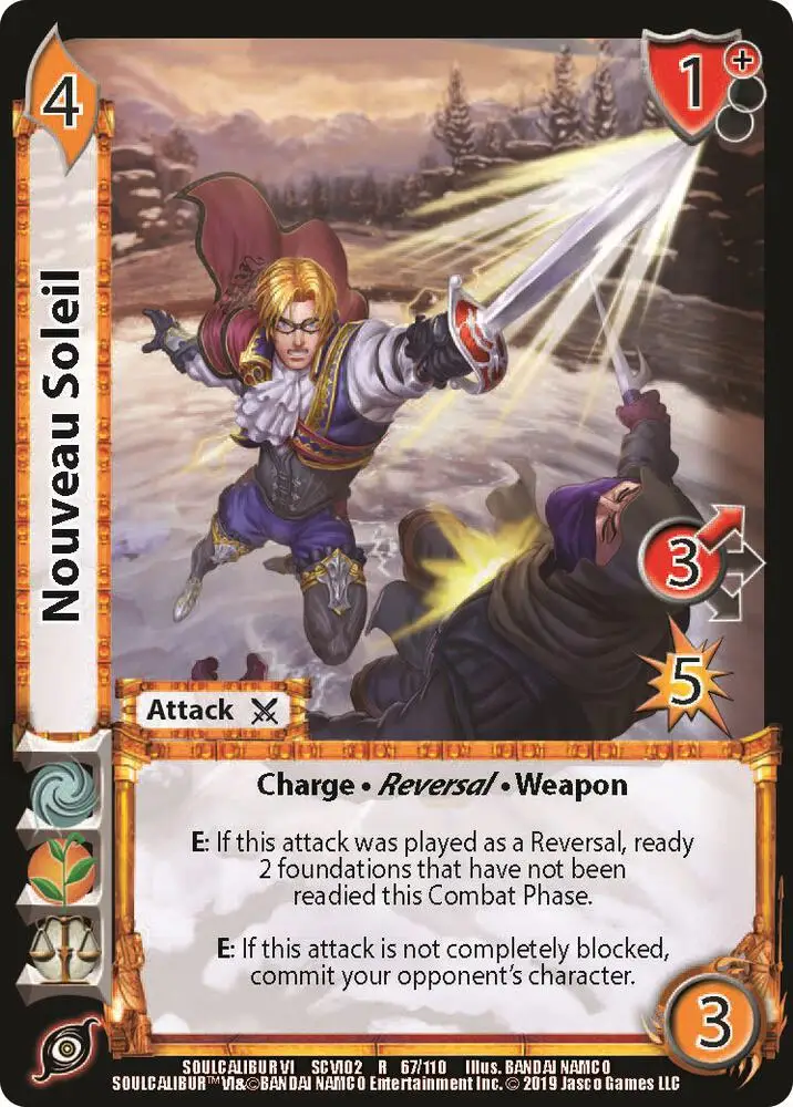 Nouveau Soleil card front
