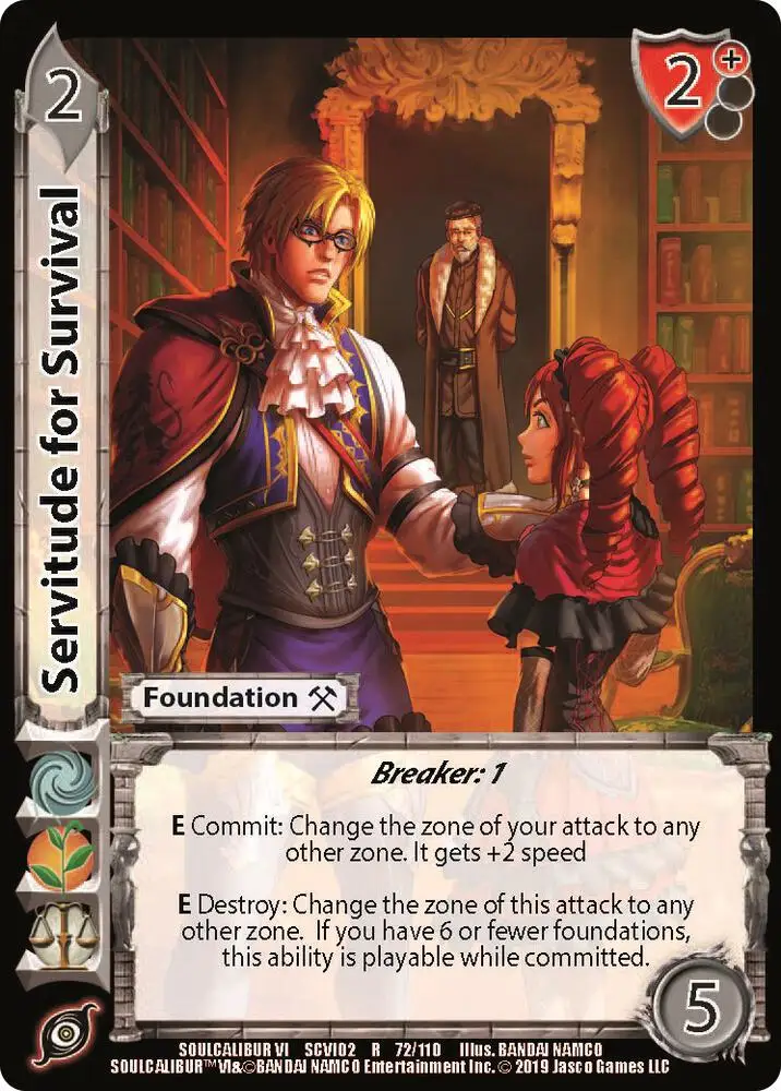 Servitude for Survival card front