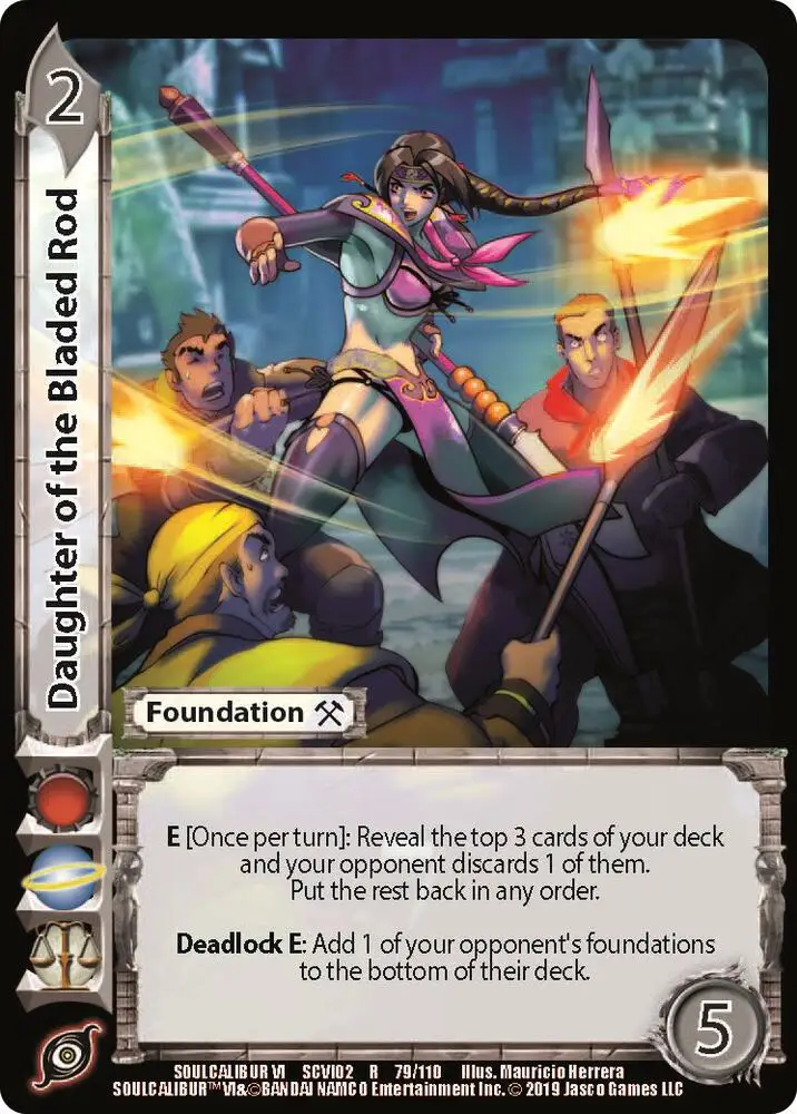 Daughter of the Bladed Rod card front
