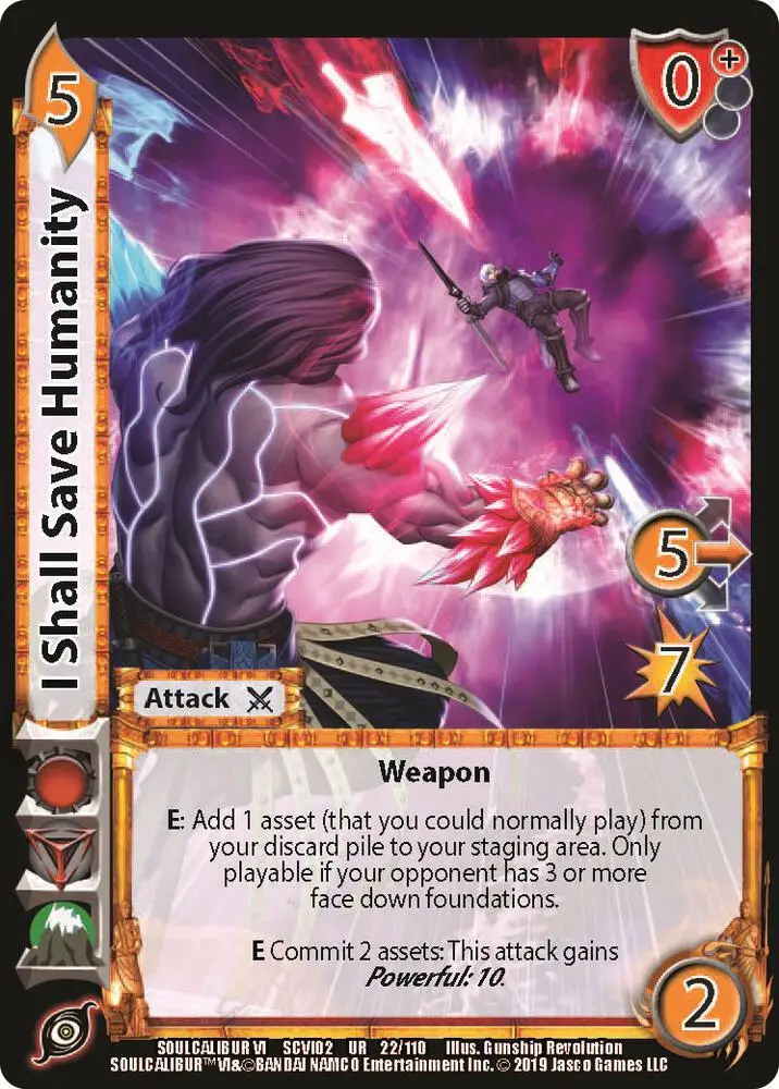 I Shall Save Humanity card front