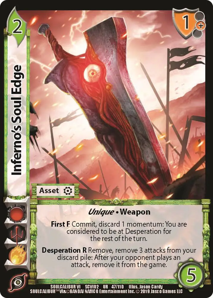 Inferno's Soul Edge card front