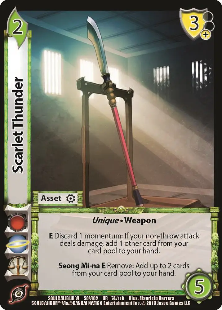 Scarlet Thunder card front