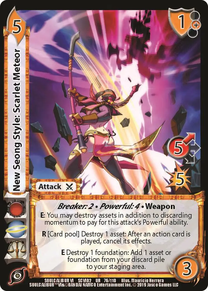 New Seong Style: Scarlet Meteor card front