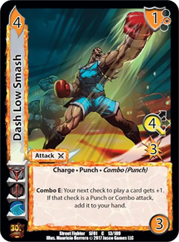 Dash Low Smash card front