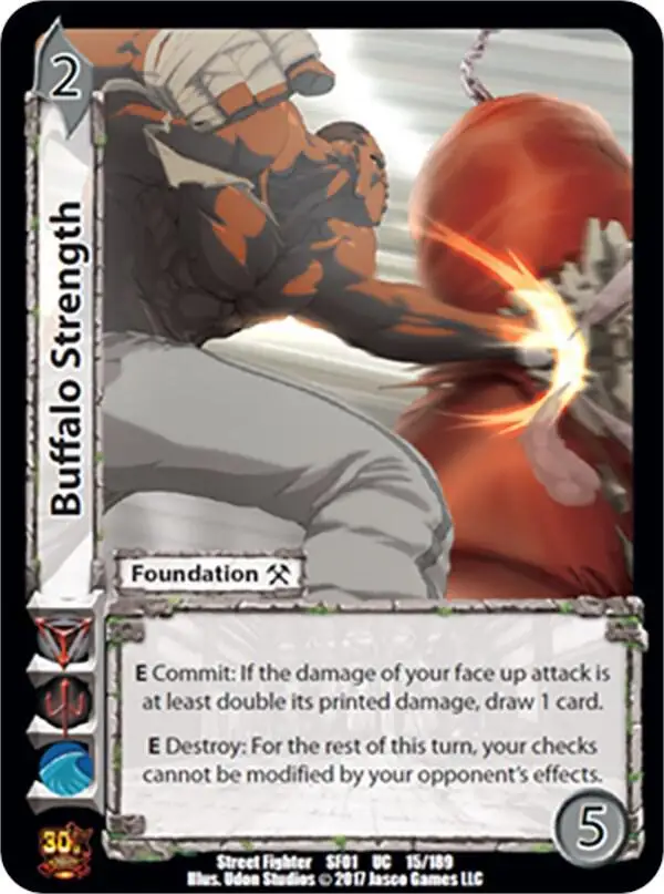 Buffalo Strength card front
