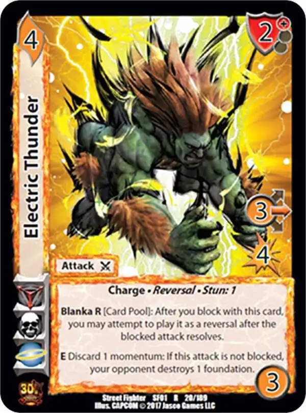 Electric Thunder card front