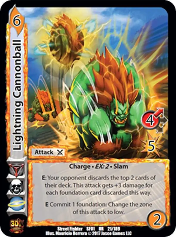 Lightning Cannonball card front