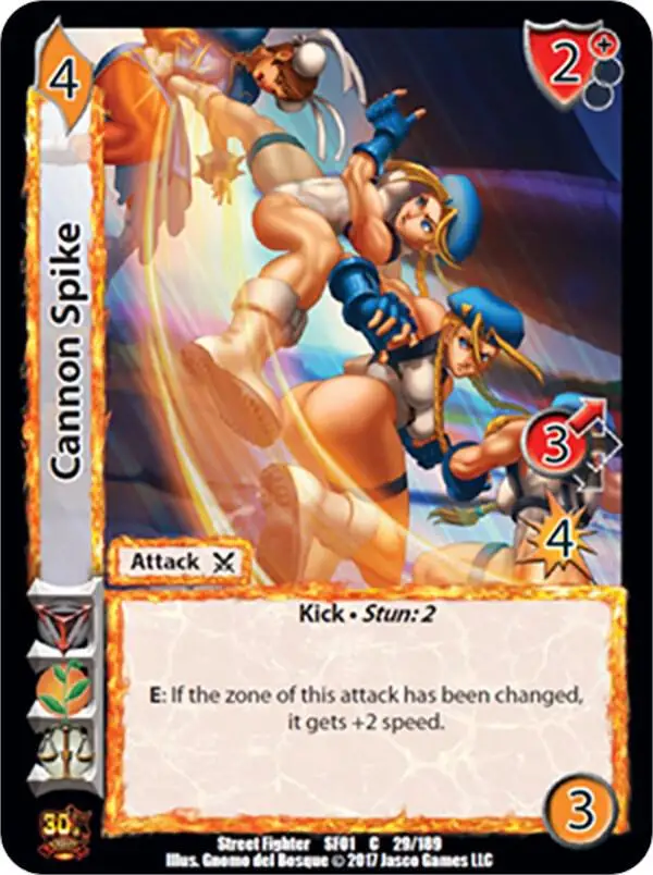 Cannon Spike card front