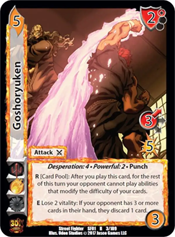Goshoryuken card front
