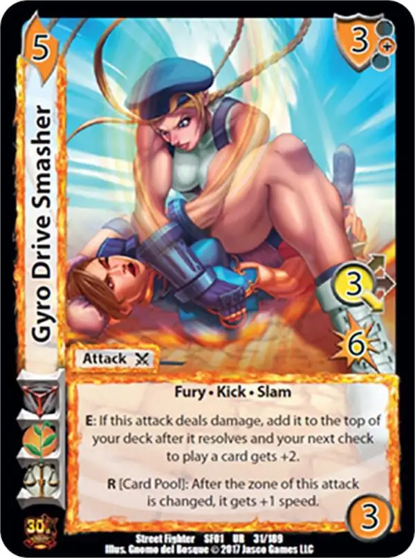Gyro Drive Smasher card front