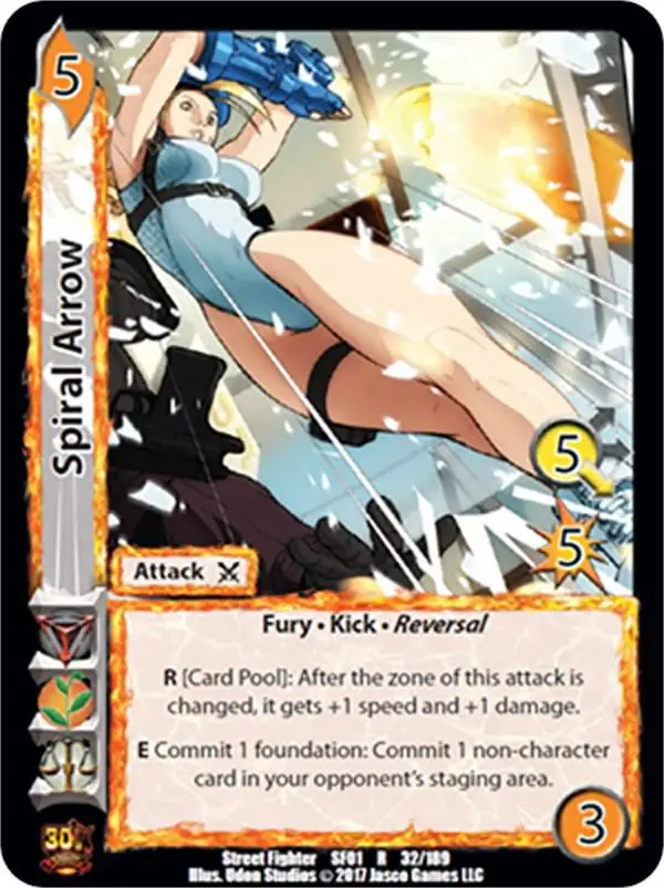 Spiral Arrow card front