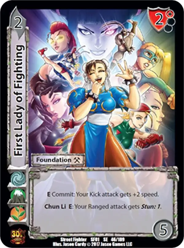 First Lady of Fighting card front