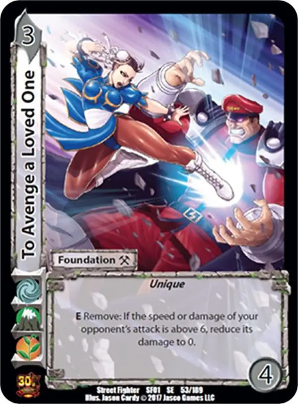To Avenge a Loved One card front
