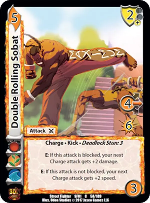 Double Rolling Sobat card front