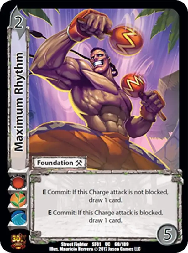 Maximum Rhythm card front