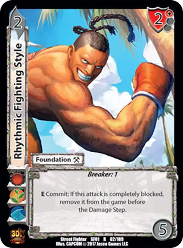 Rhythmic Fighting Style card front