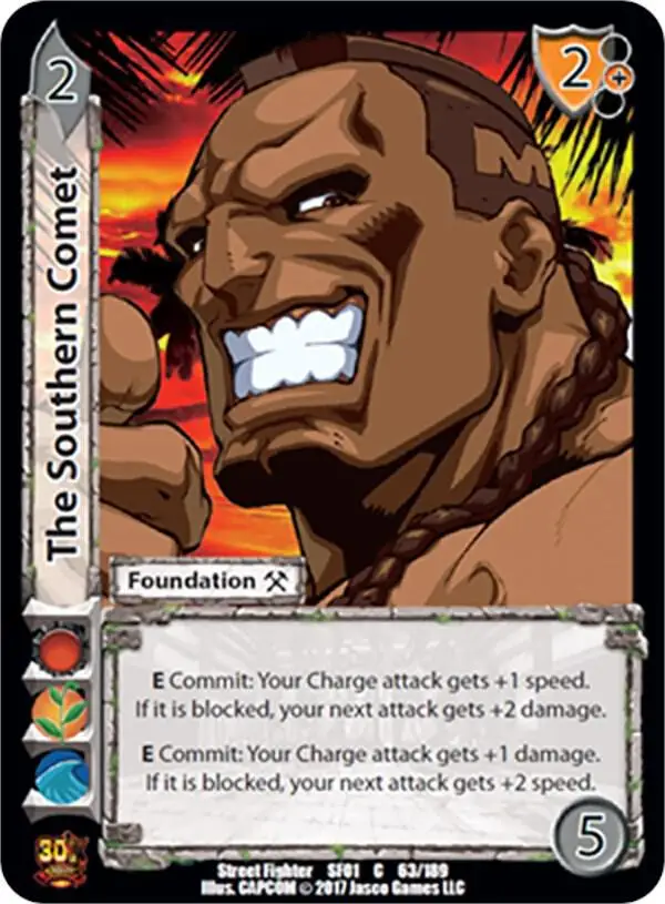 The Southern Comet card front