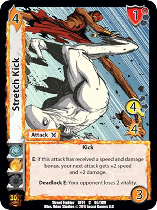 Stretch Kick card front