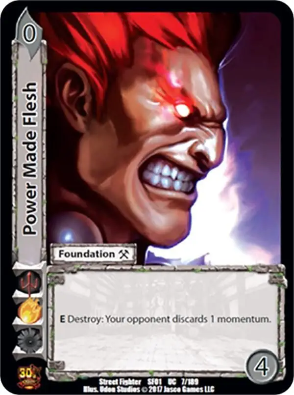 Power Made Flesh card front