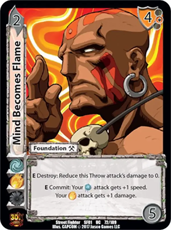 Mind Becomes Flame card front
