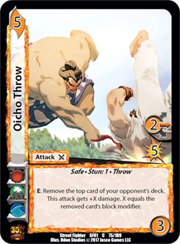 Oicho Throw card front