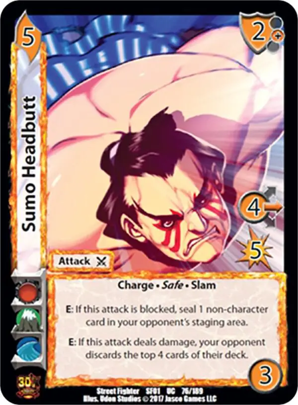 Sumo Headbutt card front