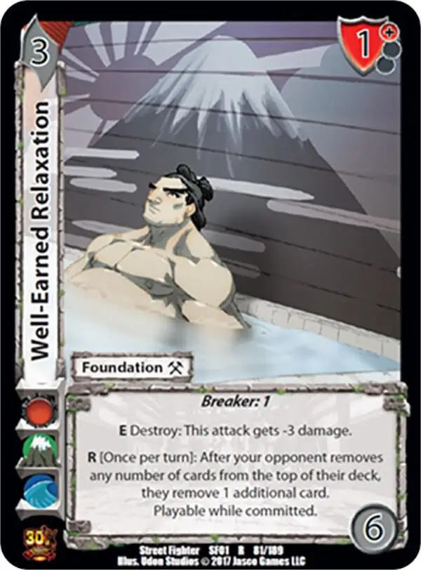 Well-Earned Relaxation card front