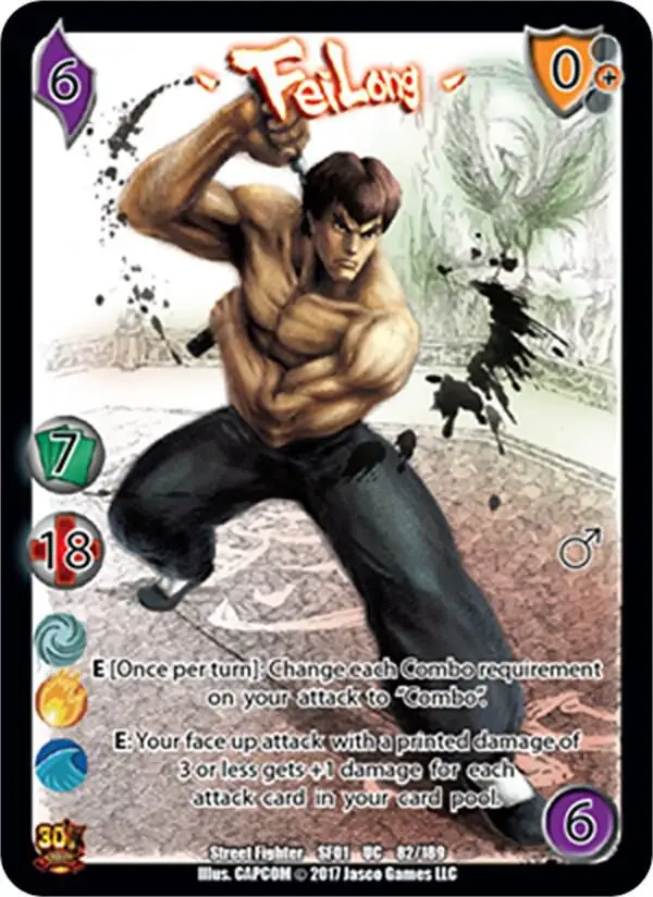 Fei Long card front