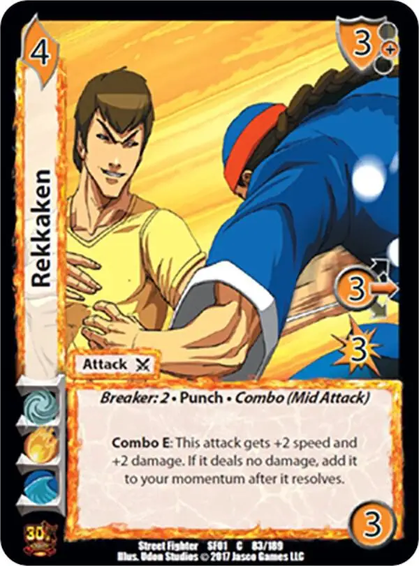 Rekkaken card front