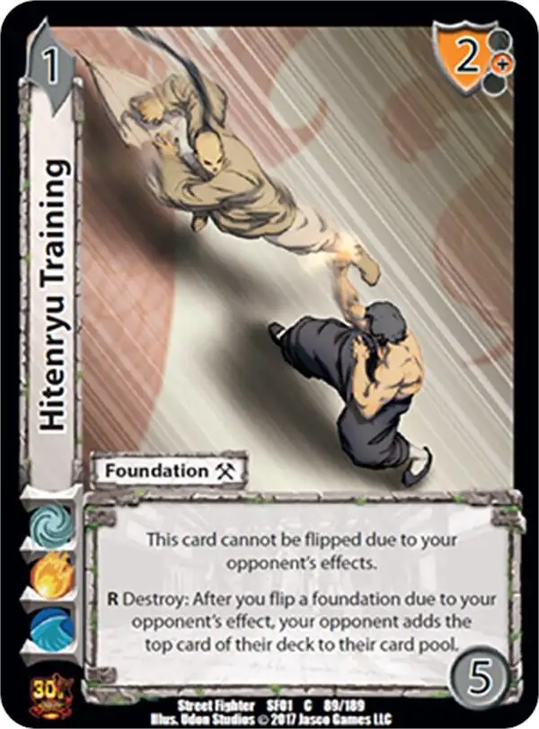 Hitenryu Training card front