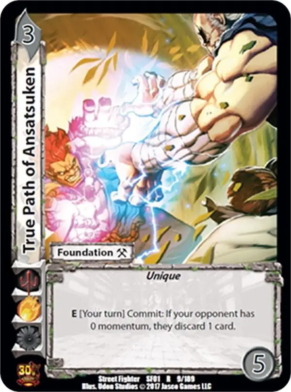 True Path of Ansatsuken card front